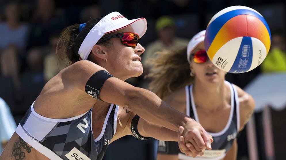 Joana Mäder (à gauche) et Anouk Vergé-Dépré ont atteint la finale à Xiamen ce week-end (archives).