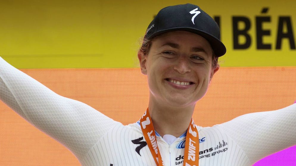 Marlen Reusser a signé un retour gagné dimanche.