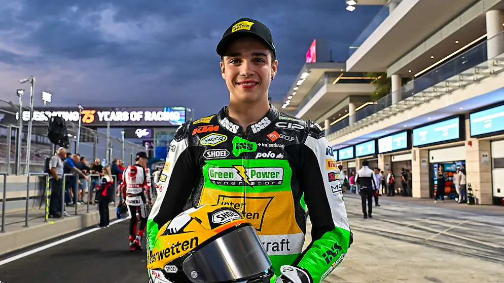 Noah Dettwiler muss sich in Jerez mit dem 21. Rang bescheiden
