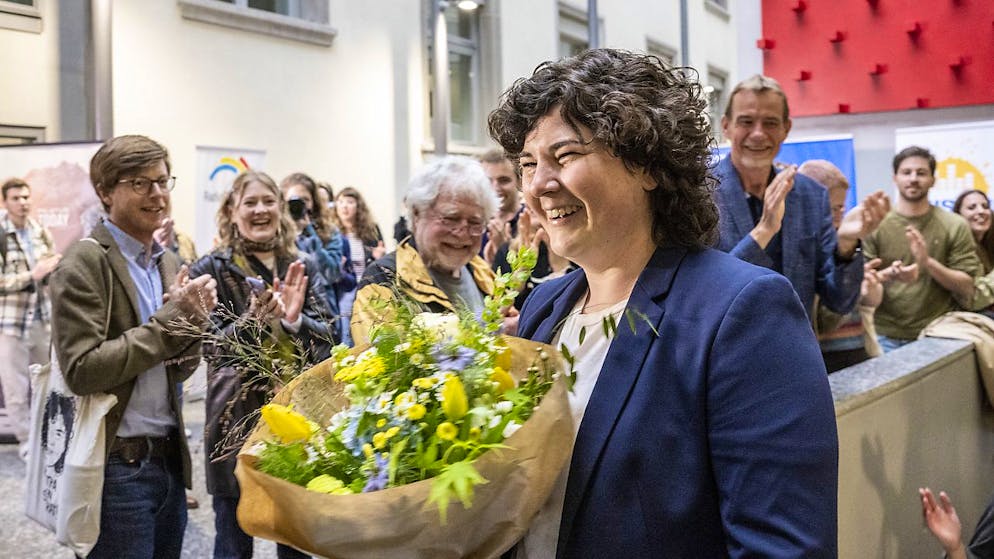 Die neu in den Stadträt gewählte Korintha Bärtsch (Grüne).