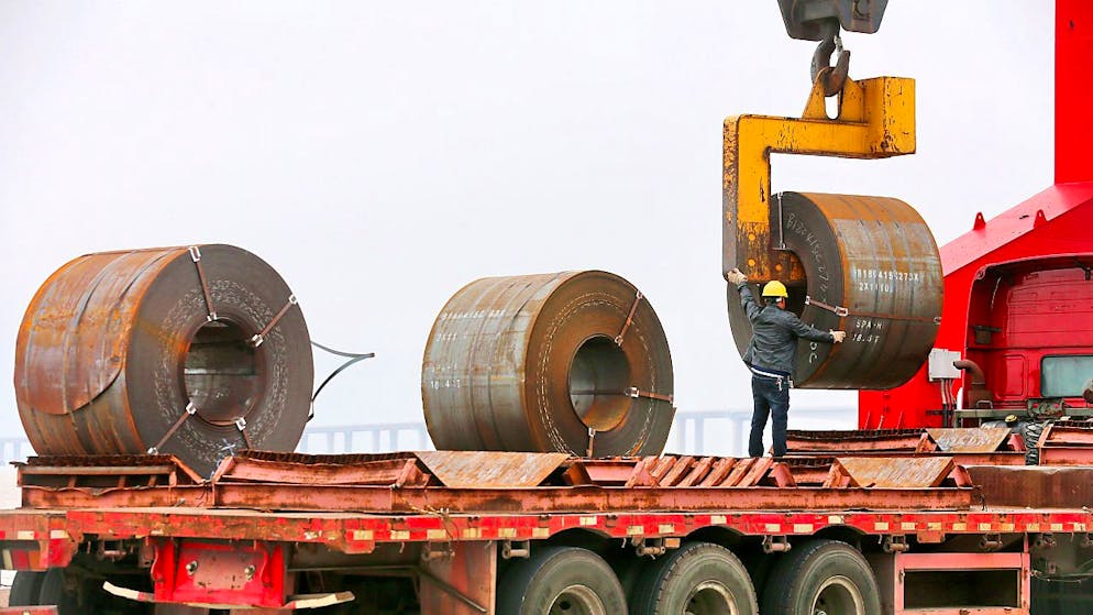 Die Erholung in Chinas verarbeitender Industrie hat einem wichtigen Konjunkturindikator zufolge im April etwas an Schwung verloren. Wie das Statistikamt in Peking am Dienstag mitteilte, sank der Einkaufsmanagerindex (PMI) im April von 50,8 auf 50,4 Punkte. (Symbolbild)