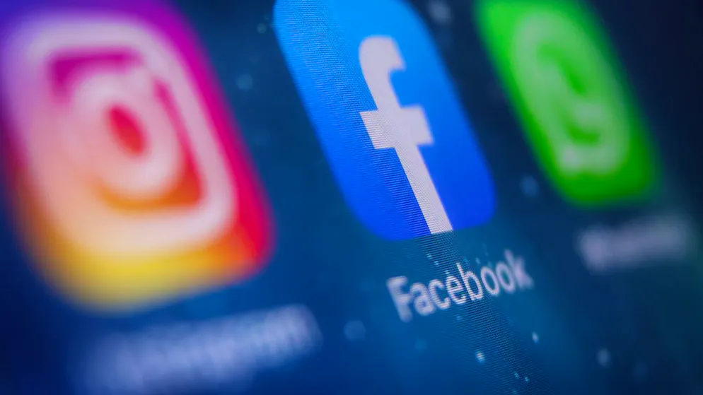 ARCHIV - Die Meta-Apps Facebook und Instagram auf einem Smartphone. Foto: Karl-Josef Hildenbrand/dpa