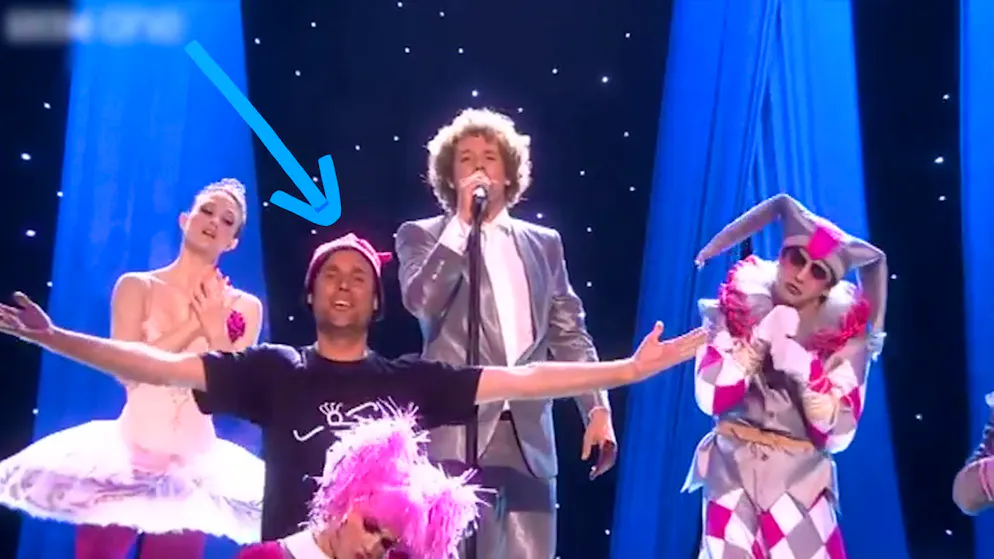 Action in the video. Streaker storms the stage during the final - these are the most curious ESC moments