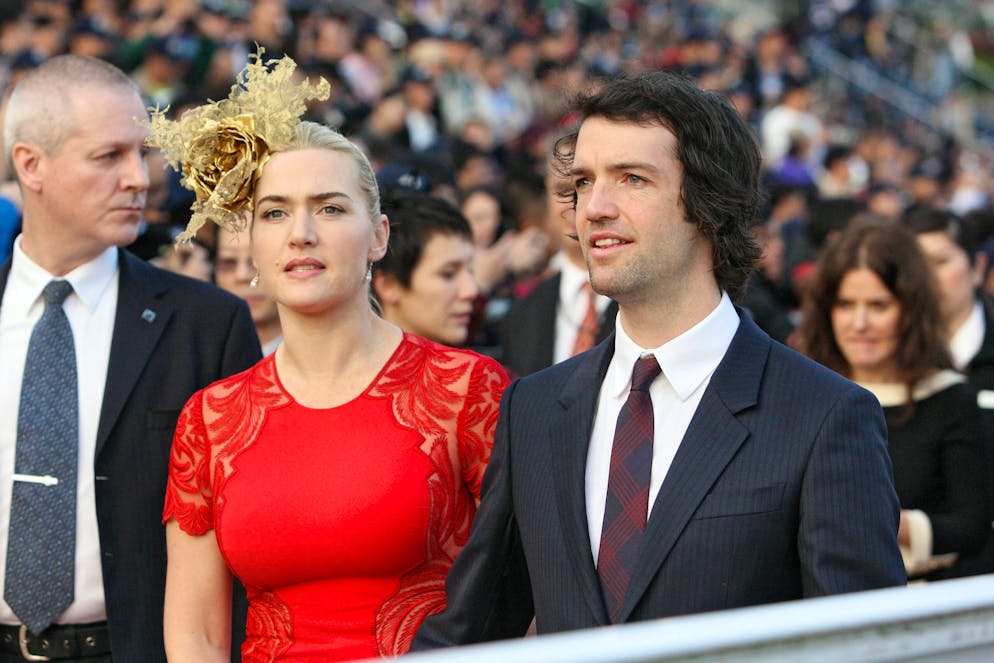 Kate Winslet. Hier sieht man Kate Winslet mit ihrem Ehemann Ned Abel Smith. Das Foto stammt aus dem Jahr 2012.