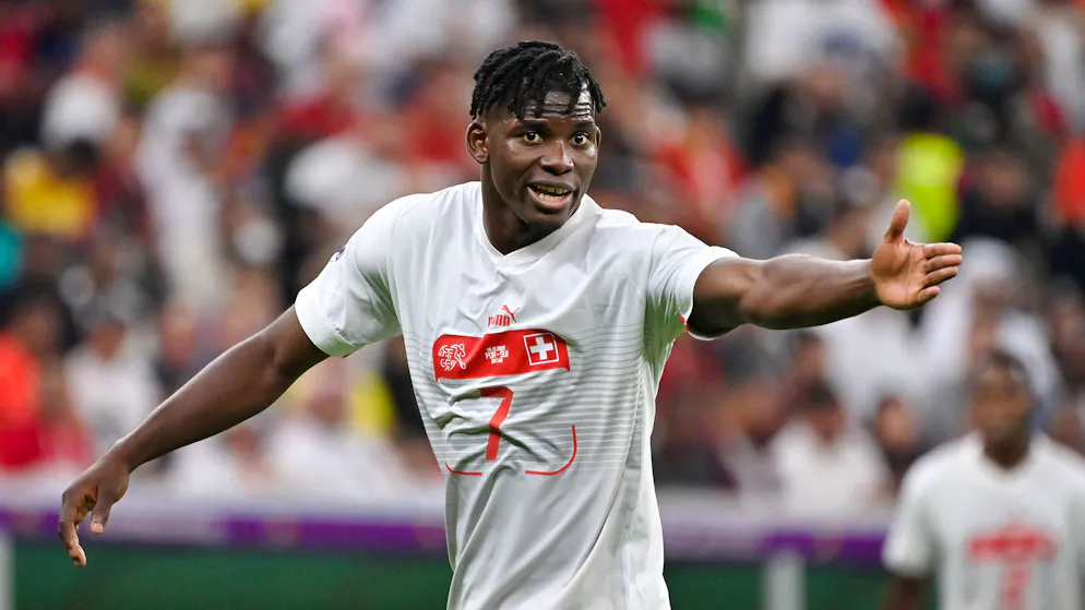 Seinen letzten Einsatz im Nati-Dress hatte Breel Embolo an der WM 2022 in Katar.