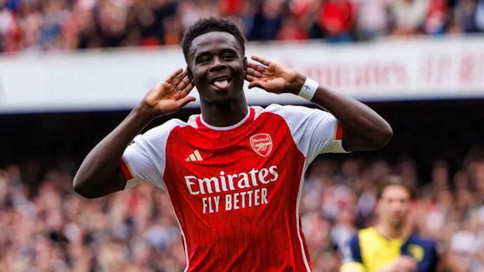 Bukayo Saka lässt Arsenal jubeln.