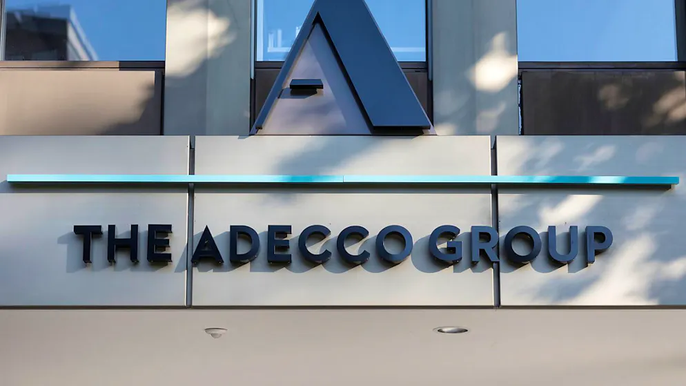 Der Personaldienstleister Adecco nahm im Startquartal 3 Prozent weniger ein. (Archivbild)
