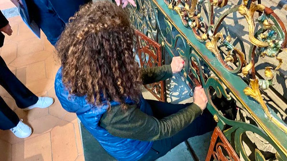 «Auf dem Jakobsweg kamen wir vor einigen Wochen in Fischingen im südlichen Thurgau in der Klosterkirche zum Grab der heiligen Idda. Im Grab hat es ein Loch, in das Leute den Fuss stecken»: Thomas Widmer.