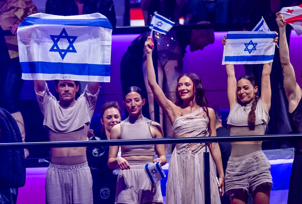 Die israelische Teilnehmerin Eden Golan (2.v.r.) belegte letztes Jahr den 5. Platz am ESC.
