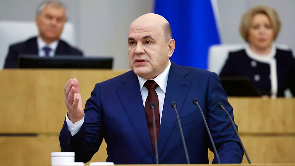 ARCHIV - Michail Mischustin ist Ministerpräsident von Russland. Foto: Dmitry Astakhov/Pool Sputnik Kremlin/AP/dpa
