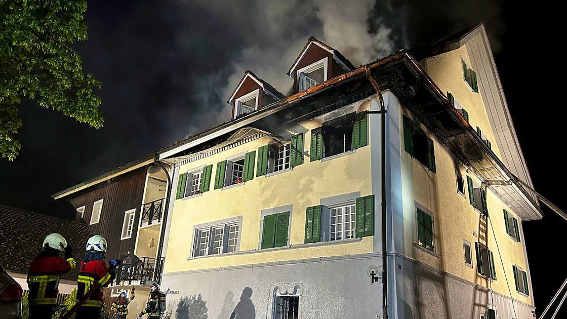 Nordschweiz: Acht Verletzte nach Brand in Merenschwand AG | blue News