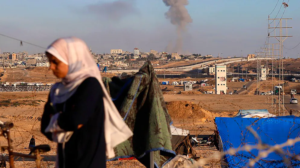ARCHIV - Israelische Truppen sind offenbar tiefer in die Stadt Rafah im Süden des Gazastreifens vorgedrungen. Foto: Ramez Habboub/AP/dpa