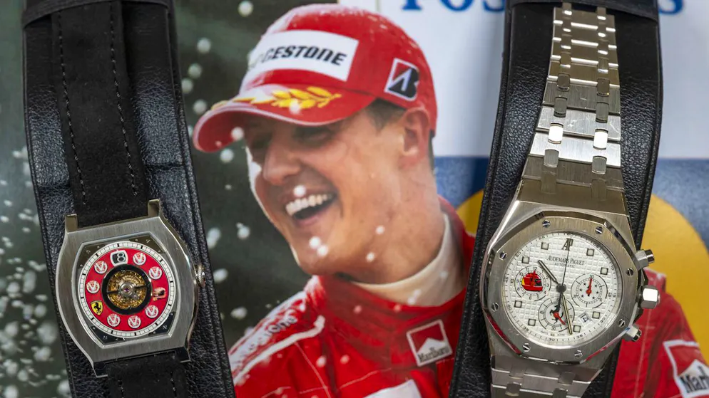 Auktion in Genf. Uhren von Formel-1-Legende Schumacher bringen Millionen