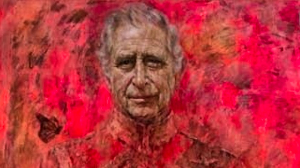 E a voi cosa ricorda?. Re Carlo svela il suo primo ritratto, ma i commenti ironici sui social si sprecano