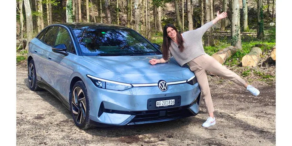 Hat Volkswagen aus den Fehlern beim ID.3 gelernt? Cyndie Allemann findet es mit dem ID.7 heraus. 