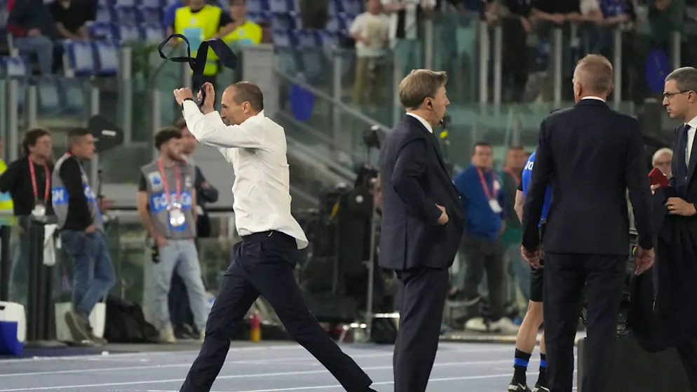 Reporter bedroht?. Juventus' Trainer Allegri nach Ausraster unter Druck