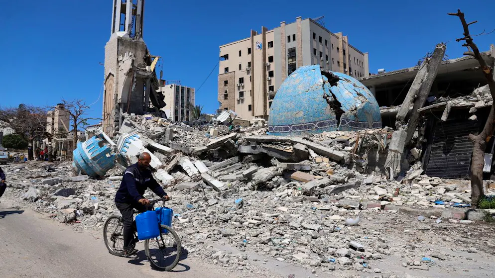 Zerstörung in Gaza-Stadt. (12. April 2024)