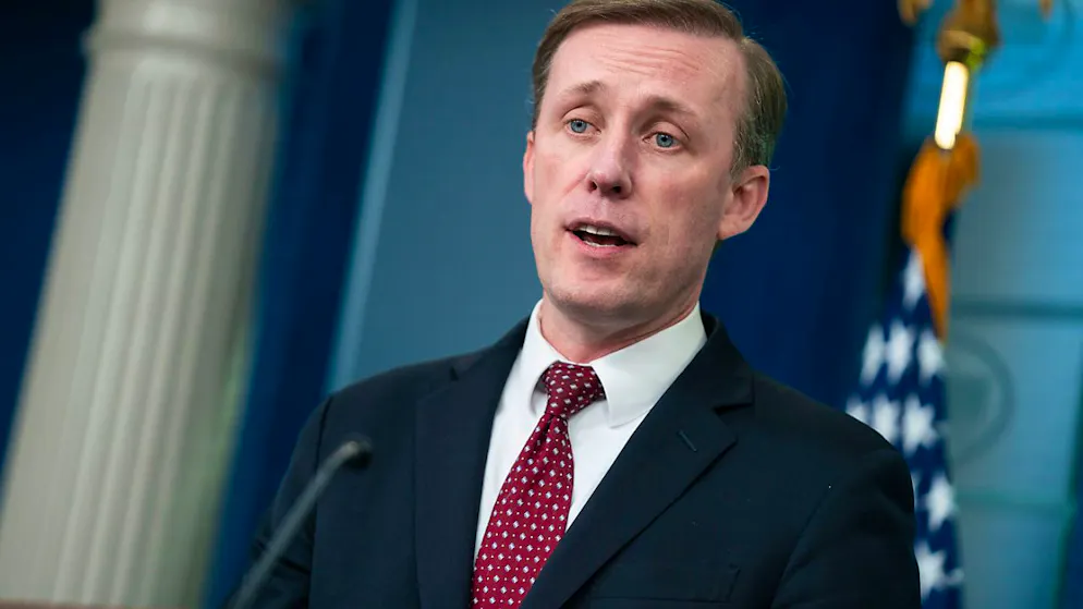 ARCHIV - Jake Sullivan, Nationaler Sicherheitsberater der USA, spricht während einer Pressekonferenz im Weißen Haus. Foto: Evan Vucci/AP/dpa