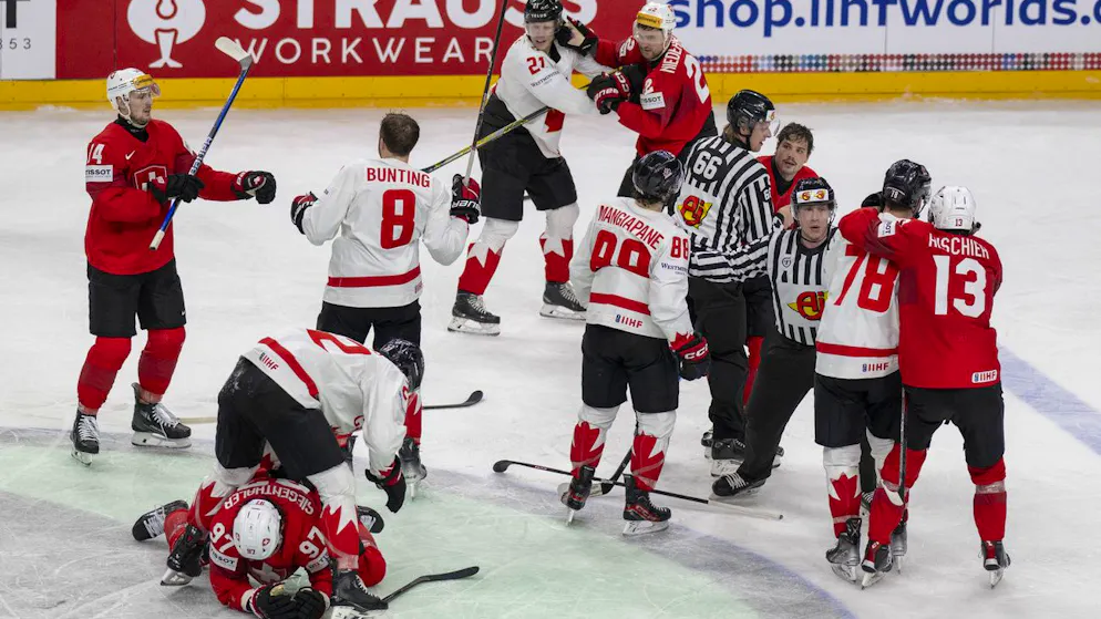 Erste Pleite im sechsten WM-Spiel. Die Schweiz unterliegt Titelverteidiger Kanada nach hartem Kampf
