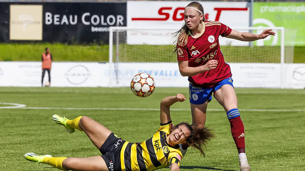 Rimante Jonusaite und Servette Chênois liessen sich von YB und Stephanie Waeber nicht aus der Balance bringen