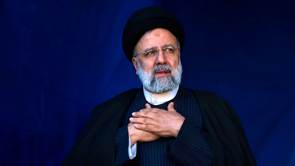 ARCHIV - Der iranische Präsident Ebrahim Raisi soll an Bord eines Helikopters verunglückt sein. Foto: Vahid Salemi/AP