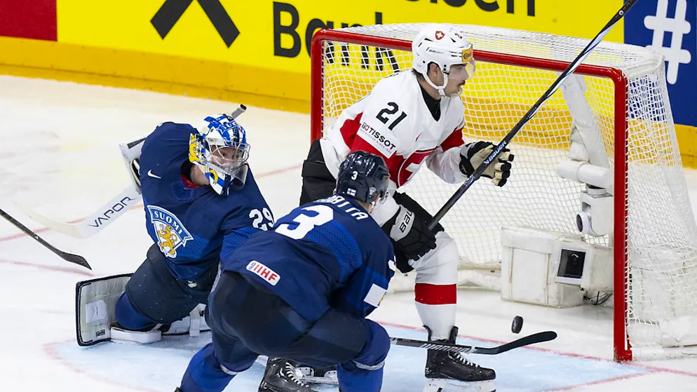 Kevin Fiala glänzt beim 3:1-Sieg gegen Olympiasieger Finnland als Doppeltorschütze