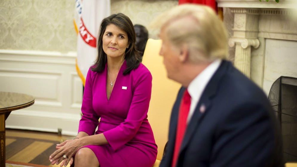 Nach erbittertem Vorwahlrennen. Nikki Haley: Werde Trump wählen