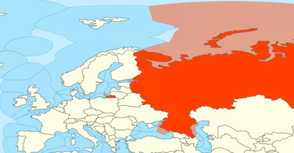 Russlands ausschliessliche Wirtschaftszonen in der Ostsee sind verschwindend klein.