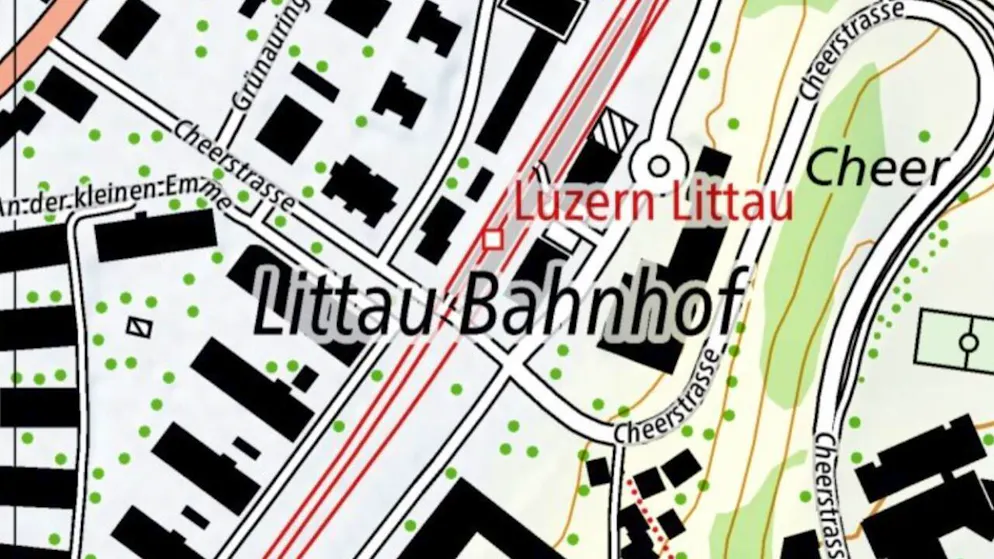 Das Cheerstrassenprojekt beim Bahnhof Littau LU nimmt mit einer zustande gekommenen Initiative noch eine Wendung.