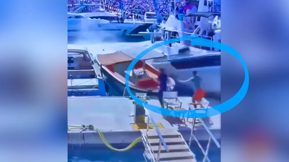 Video zeigt Unfall. Speedboot rast bei Formel-1-GP von Monaco in Luxusjacht