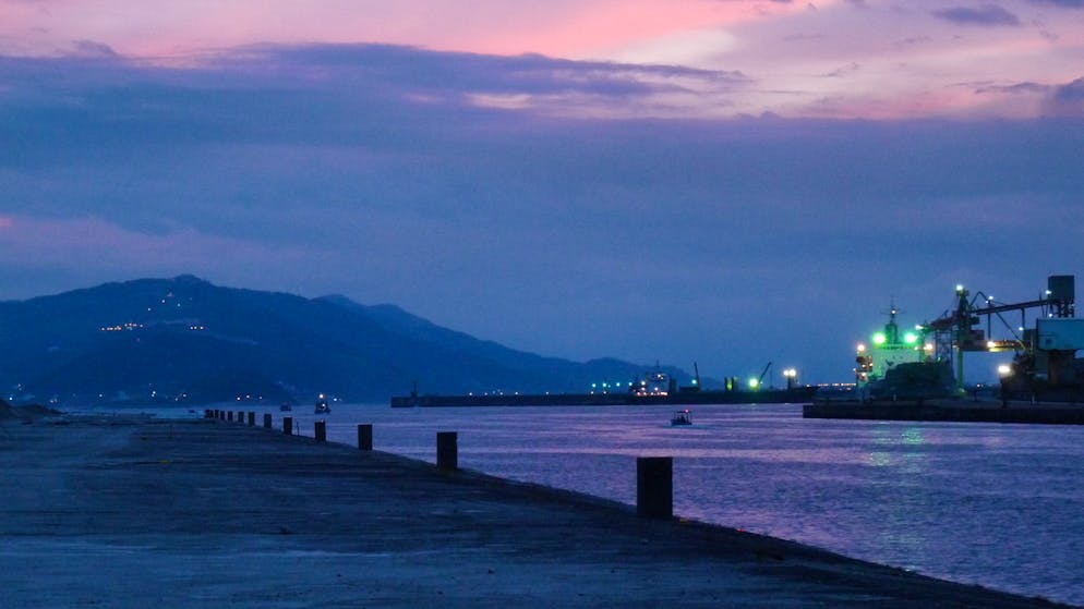 Der Hafen von Hualien.