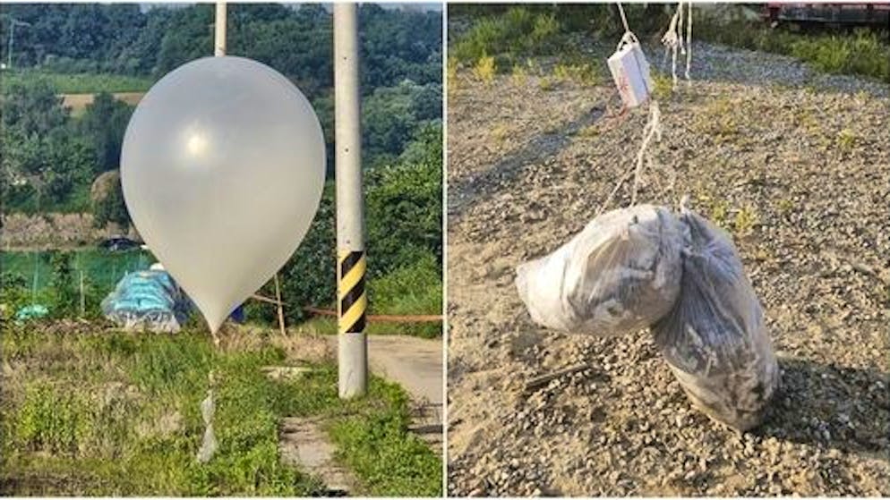 Kot und Kehricht. Kim Jong-un schickt Hunderte Ekel-Ballons nach Südkorea