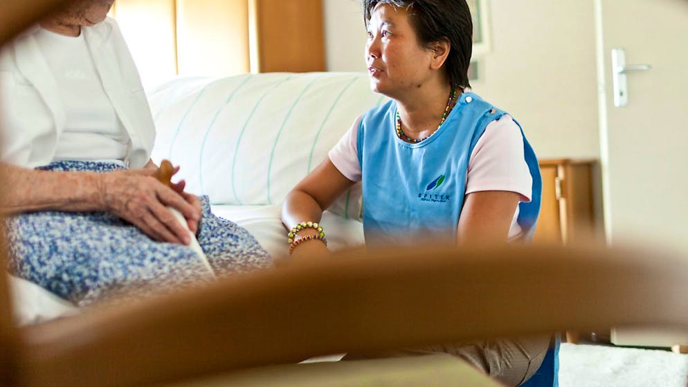 Die Nidwaldner Regierung will der Spitex finanzielle Unterstützung zusichern. (Archivbild)