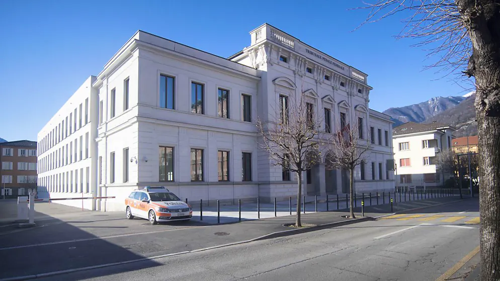 Das Bundesstrafgericht in Bellinzona verhängte gegen einen in der Schweiz lebenden Syrer eine stationäre therapeutische Massnahme sowie einen Landesverweis von fünf Jahren. (Archivbild)