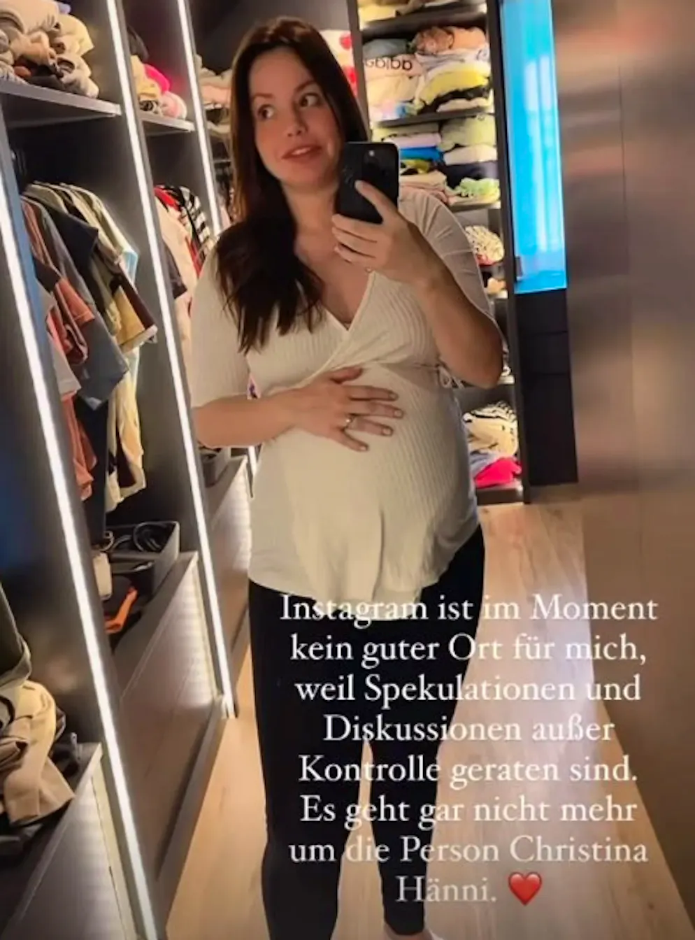 «Instagram macht mir in letzter Zeit überhaupt keinen Spass mehr»: Christina Hänni.