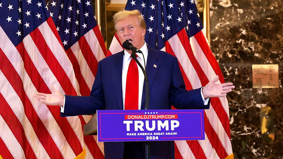 Trump continua ad avere molti sostenitori.
