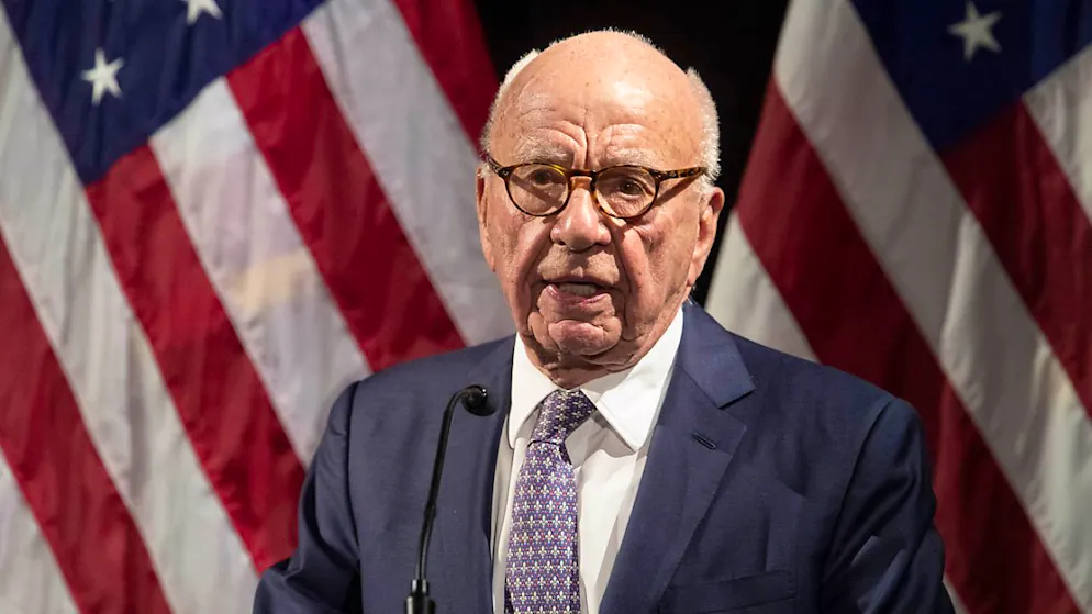 Il miliardario Rupert Murdoch.