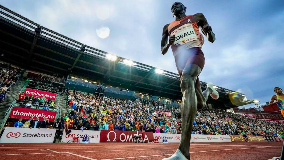 Dominic Lobalu a fini 2e du 3000 m de Stockholm, mais il a battu le record de Suisse
