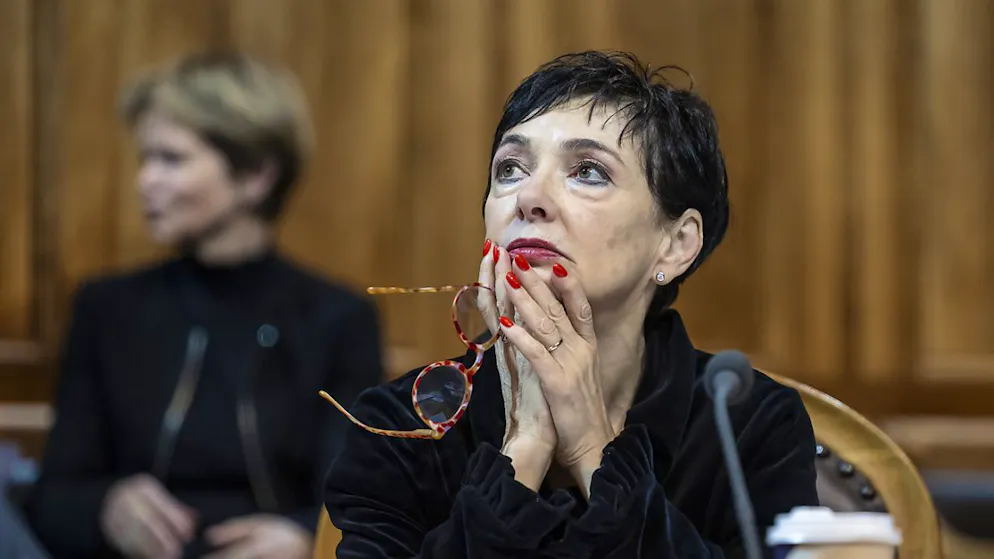 Marianne Binder-Keller (Centro/AG) non è riuscita a convincere il plenum della necessità di istituire un fondo da 15 miliardi di franchi per l'esercito e la ricostruzione dell'Europa.