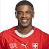 Kwadwo Duah, Spieler, des Schweizer Fussball Nationalteams, fotografiert am 28. Mai 2024 in St. Gallen. (SFV/KEYSTONE/Gaetan Bally)