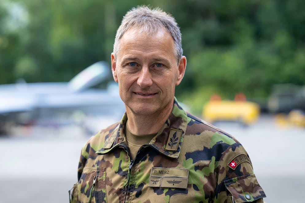 Il Divisionario Peter Merz, comandante delle FA in una foto del 2022.