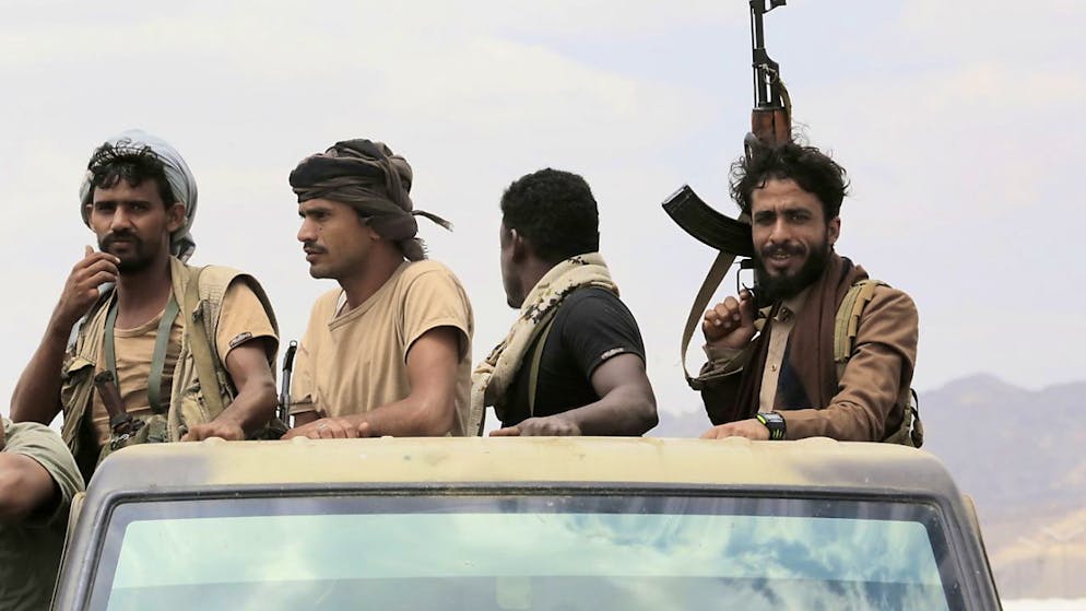 Combattenti Houthi dello Yemen (foto d'archivio)