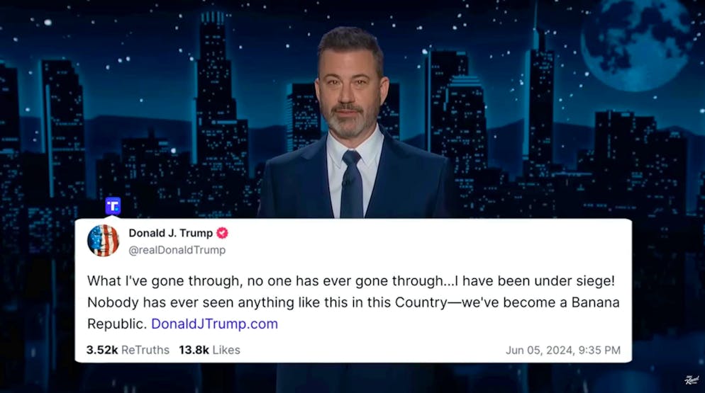 Il messaggio di Trump sul social Truth pubblicato dodici ore prima.