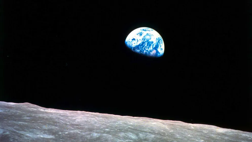 La foto scattata il 24 dicembre del 1968 da William Anders (foto d'archivio).