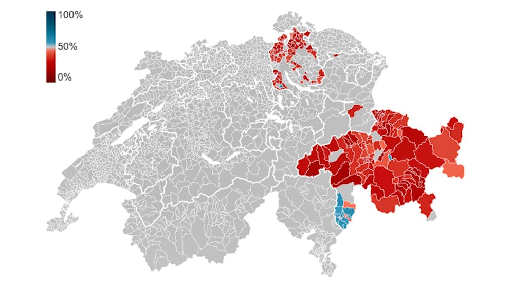 Prämienentlastungs-Initiative. So hat deine Gemeinde abgestimmt