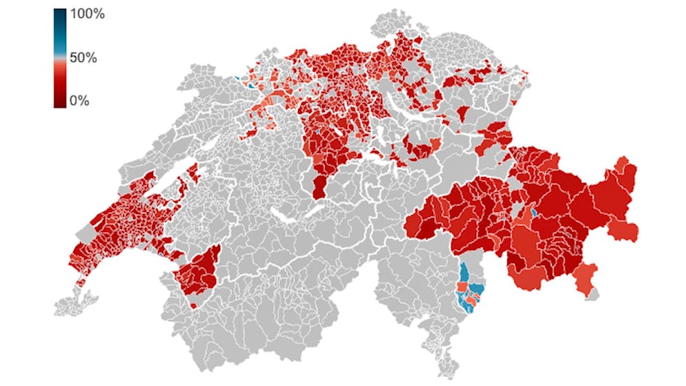 Kostenbremse-Initiative. So hat deine Gemeinde abgestimmt