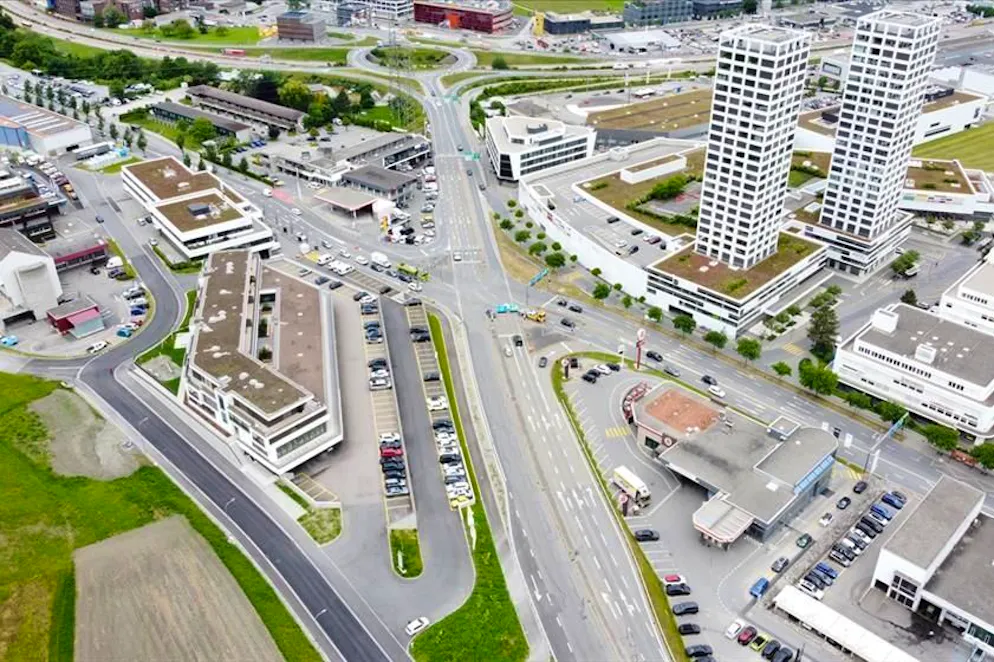 L'incrocio stradale che sarà rimesso a nuovo