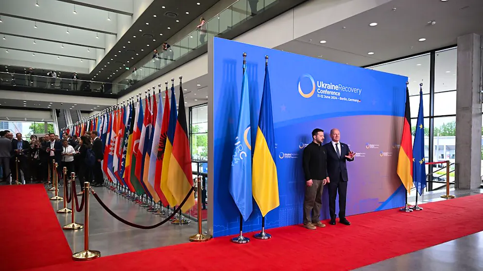 Conferenza ricostruzione. Scholz alla conferenza di ricostruzione dell'Ucraina: «Chiedo a tutti di aiutare Kiev nella difesa aerea»