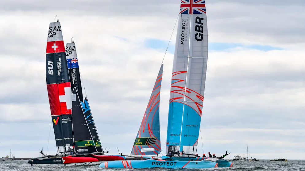 Premiere. Der SailGP kommt im September 2025 an den Genfersee