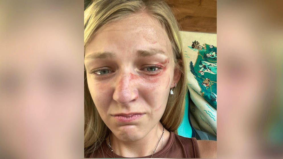 Gabby Petito a pris ce selfie juste avant qu'elle et son fiancé ne soient contrôlés par la police pour violence domestique. Quelques jours plus tard, Petito était morte.